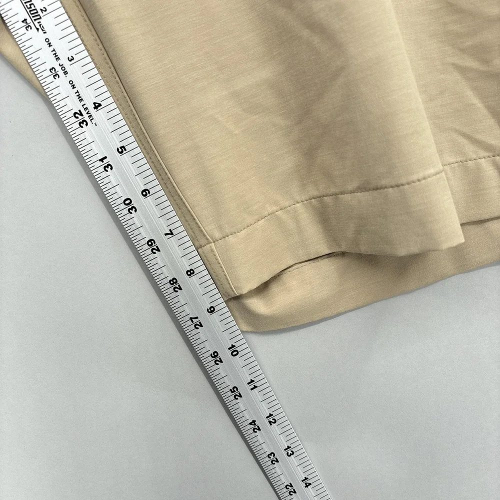 Faherty Shorts Mens 40 Beige All Day Chino Stretch Drawstring 8